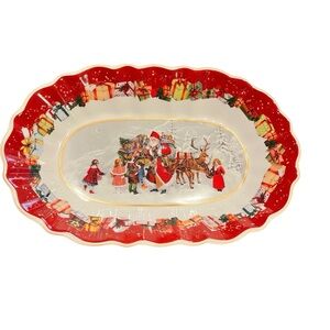 Villeroy & Boch TOY'S FANTASY 12” Large Oval Serving Bowl New No Box  #2556
